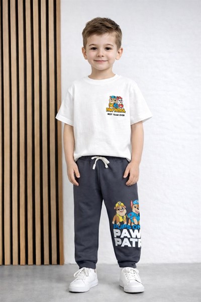 Paw Patrol Rubble Sırt Baskılı Eşofman Takımı