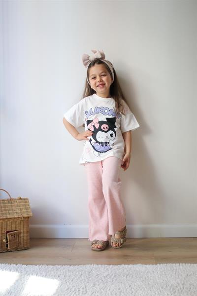 Pembe Kuromi İspanyol Taytlı Takım