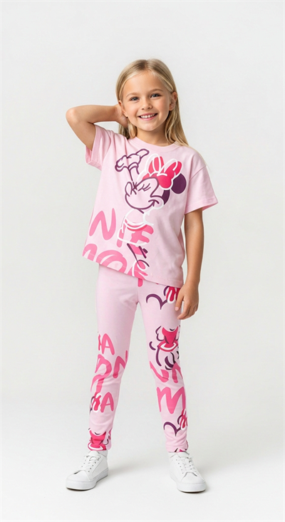 Pembe Minnie Mouse Taytlı Takım