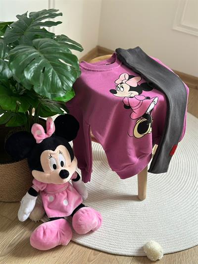 Pembe Minnie Taytlı Takım