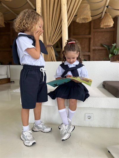 Polo Yaka Şortlu 3lü Set