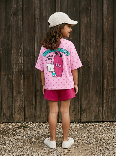 Puantiye Hello Kitty Şortlu Takım