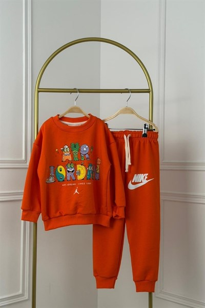 Renkli Just Do It Baskılı Eşofman Takımı