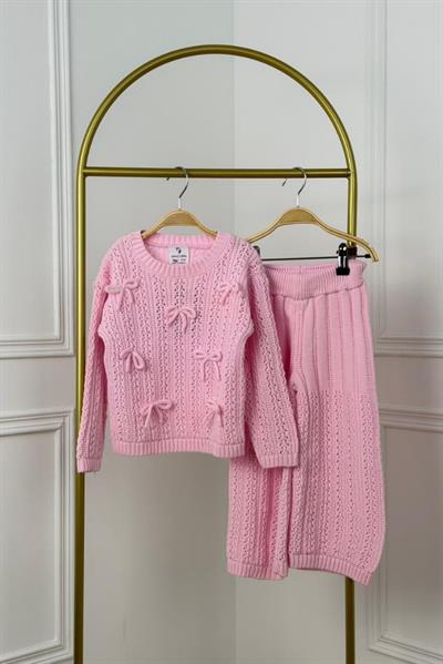 Ribbon Detay Triko Takım