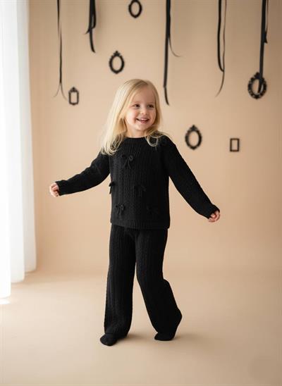 Ribbon Detay Triko Takım