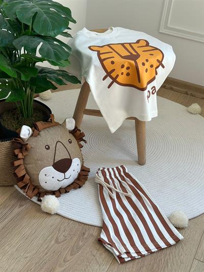 Roar Baskılı Şortlu Takım