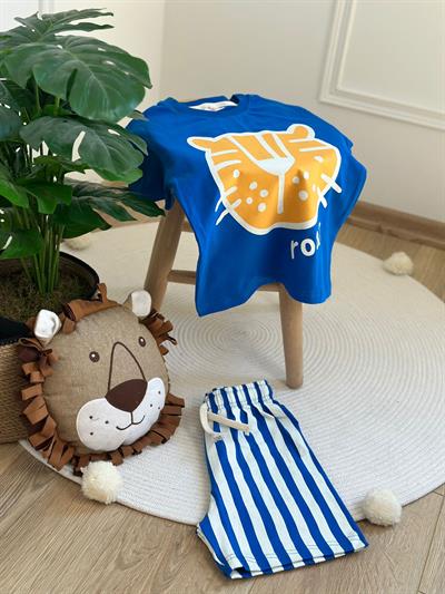 Roar Baskılı Şortlu Takım