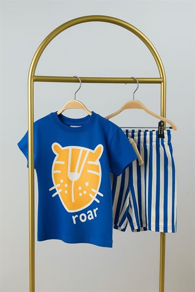 Roar Baskılı Şortlu Takım