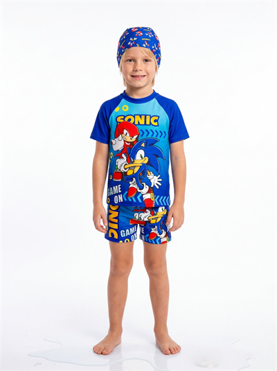 Sonic Boneli Şortlu Mayo