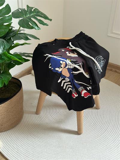 Sonic Wanna Race Şortlu Takım