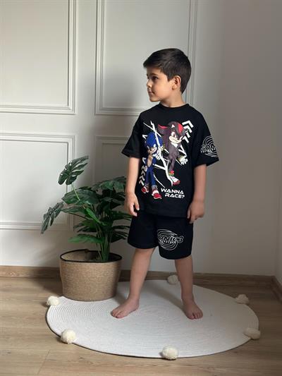 Sonic Wanna Race Şortlu Takım