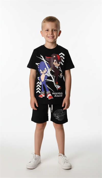 Sonic Wanna Race Şortlu Takım