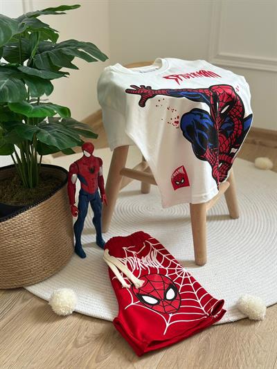 Spiderman Şortlu Takım