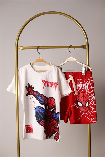 Spiderman Şortlu Takım