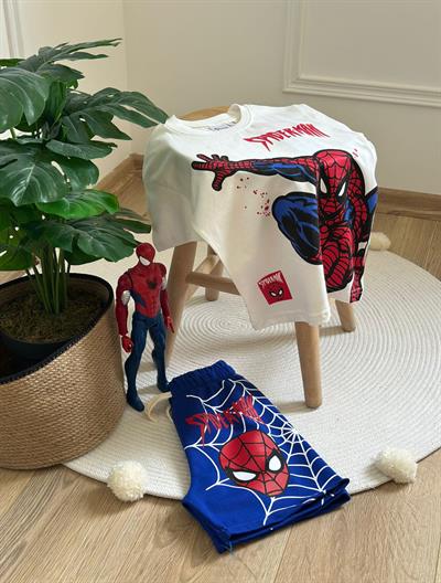 Spiderman Şortlu Takım