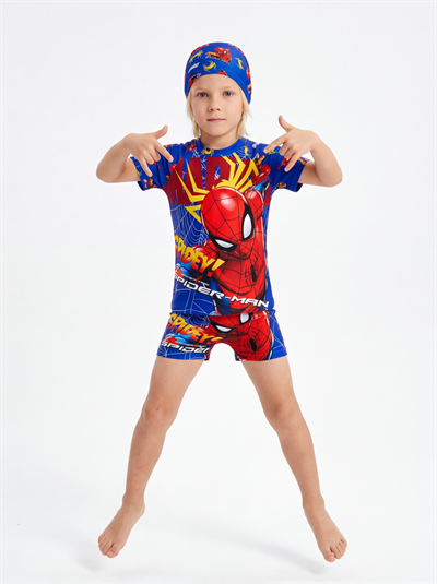 Spidey Boneli Şortlu Mayo