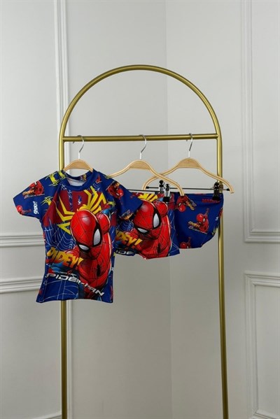 Spidey Boneli Şortlu Mayo