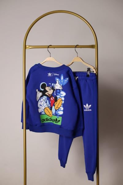 Sporcu Mickey Logo Detaylı Eşofman Takımı