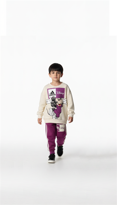 Sporcu Mickey Logo Detaylı Eşofman Takımı