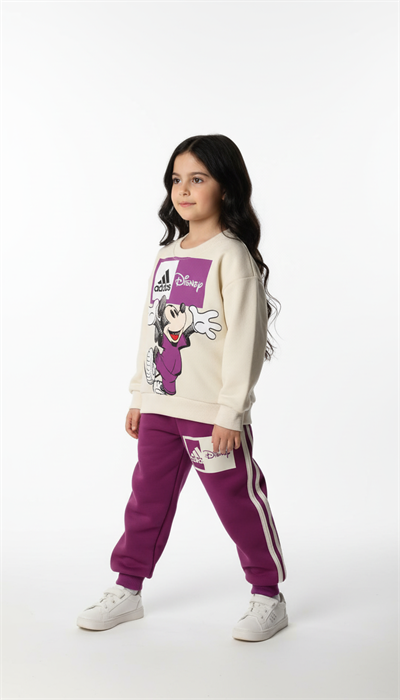 Sporcu Mickey Logo Detaylı Eşofman Takımı