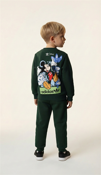 Sporcu Mickey Logo Detaylı Eşofman Takımı