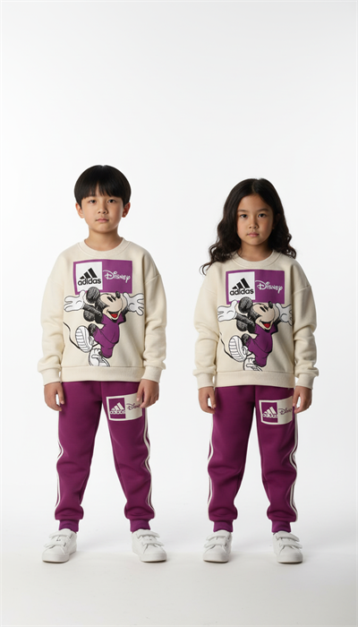 Sporcu Mickey Logo Detaylı Eşofman Takımı