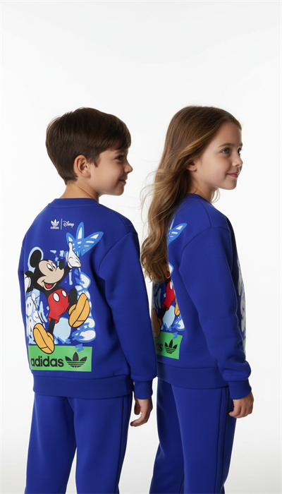 Sporcu Mickey Logo Detaylı Eşofman Takımı