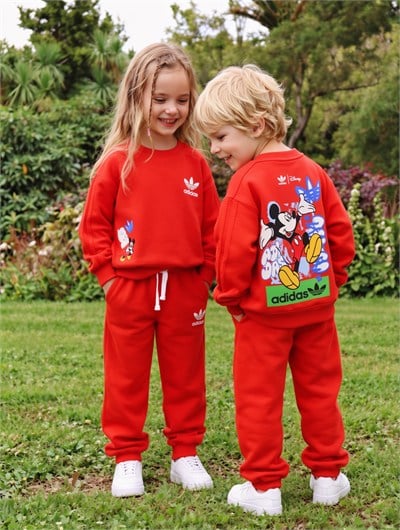 Sporcu Mickey Logo Detaylı Eşofman Takımı