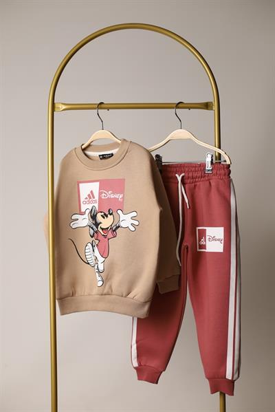 Sporcu Mickey Logo Detaylı Eşofman Takımı