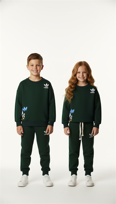 Sporcu Mickey Logo Detaylı Eşofman Takımı