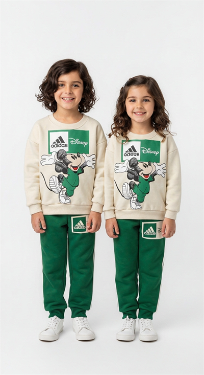 Sporcu Mickey Logo Detaylı Eşofman Takımı