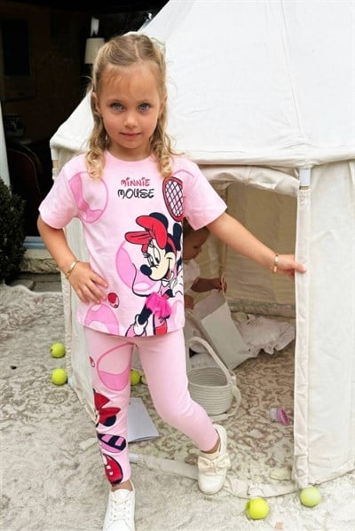Sporcu Minnie Mouse Taytlı Takım