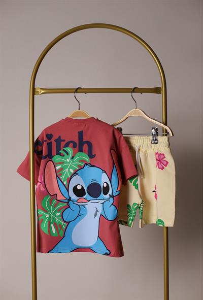 Stitch Angel Şortlu Takım
