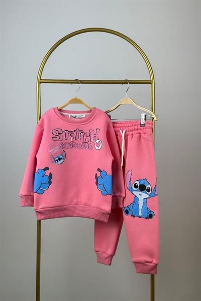 Stitch No Bad Days Baskılı Eşofman Takımı