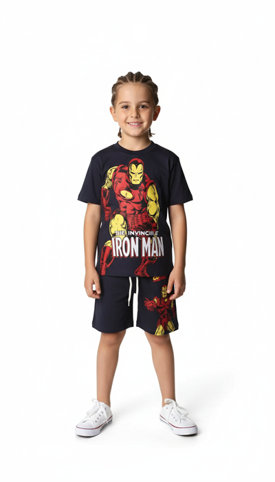 The İnvincible İron Man Şortlu Takım
