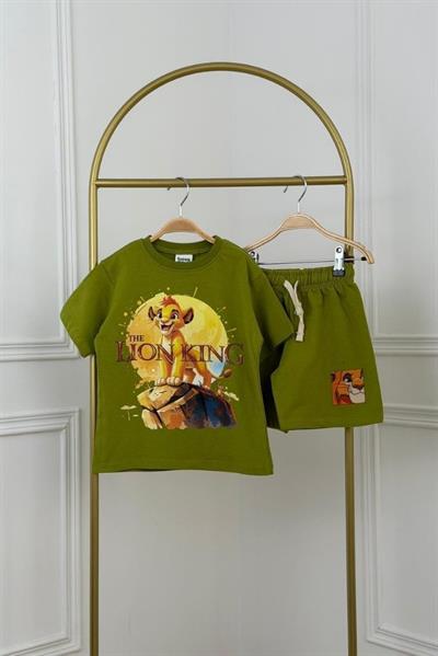 The Lion King Baskılı Şortlu Takım