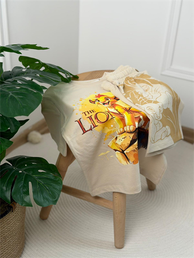The Lion King Baskılı Şortlu Takım