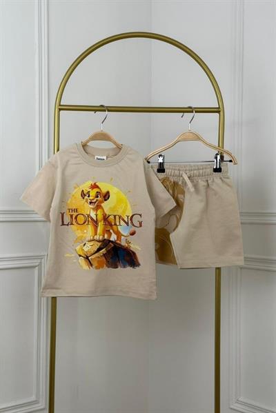 The Lion King Baskılı Şortlu Takım