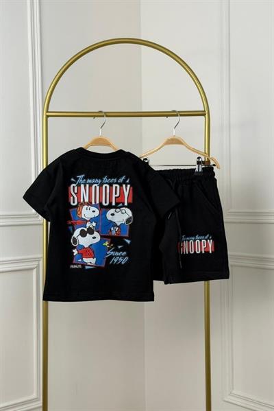 The Many Face Of Snoopy Şortlu Takım