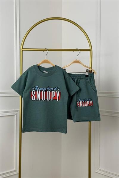The Many Face Of Snoopy Şortlu Takım