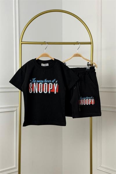 The Many Face Of Snoopy Şortlu Takım