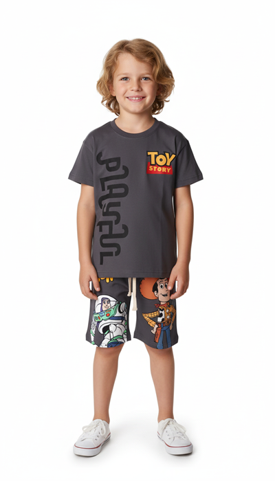 Toy Story Playfun Sırt Baskılı Şortlu Takım