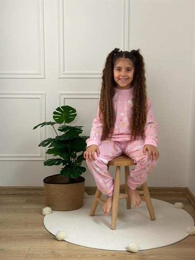 Yıldız Baskılı Pijama Takımı