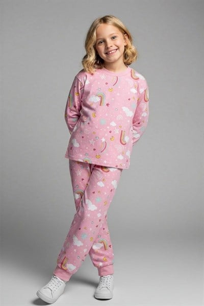 Yıldız Baskılı Pijama Takımı