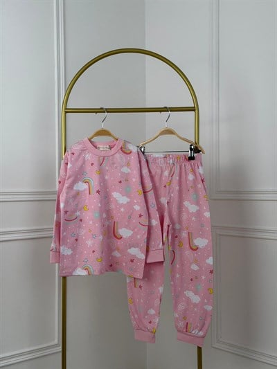 Yıldız Baskılı Pijama Takımı