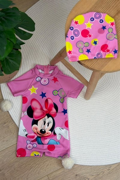 Yıldızlı Minnie Tulum Mayo