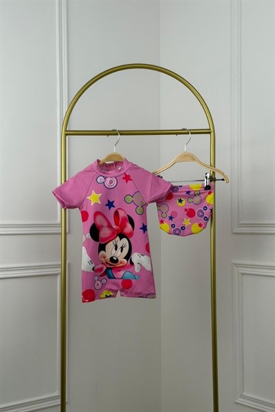 Yıldızlı Minnie Tulum Mayo