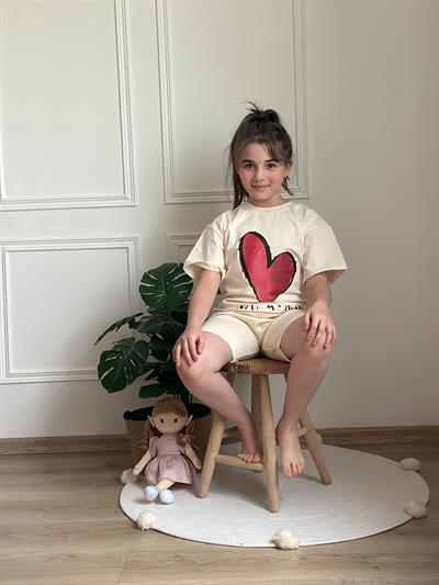 You My Heart Şortlu Takım