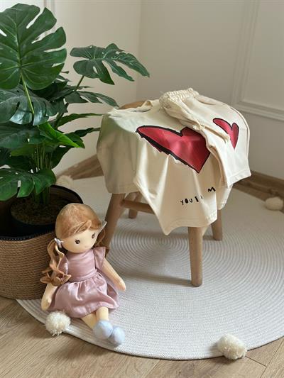 You My Heart Şortlu Takım