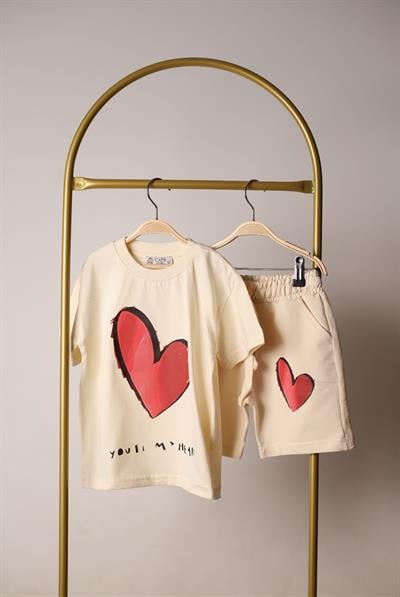 You My Heart Şortlu Takım